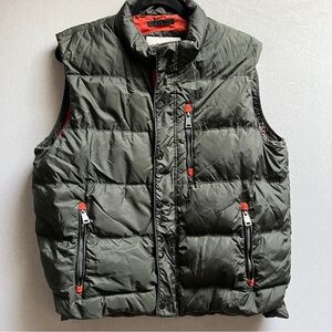 Orvis Classic Collection Olive Down Puffer Vest Size L